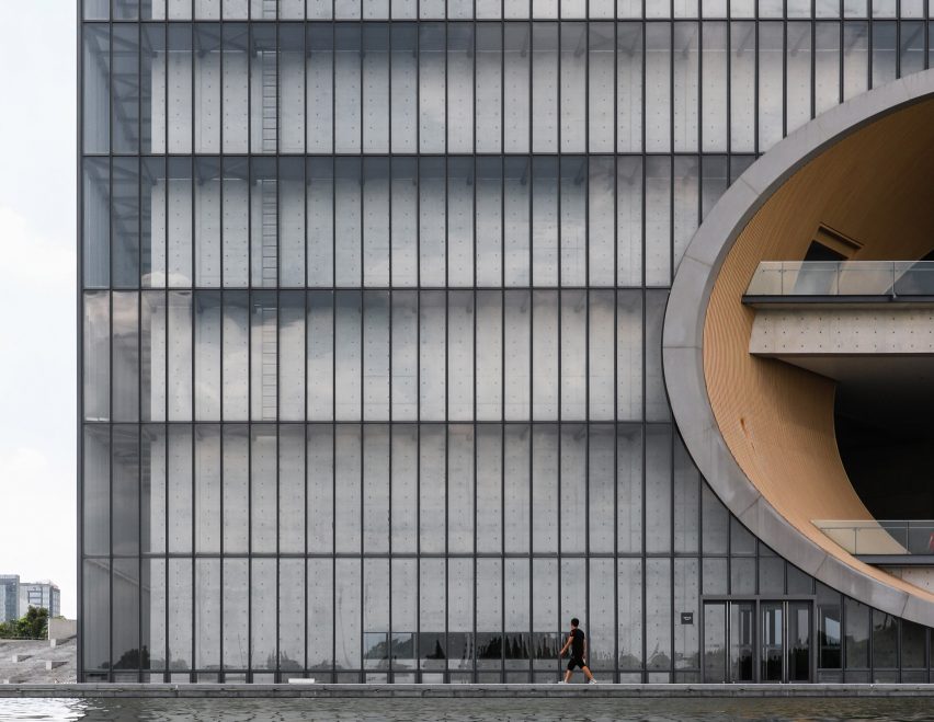 Tadao Ando's Poly Grand Theatre photographed by Yueqi Li