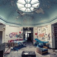 Children's Institution Rotunda and Skylight Matt Van der Velde Architecture Abandoned Asylums Interior Jonglez Publishing