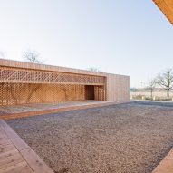 Community Centre in the Refugee Camp Spinelli Mannheim, Germany by Design build