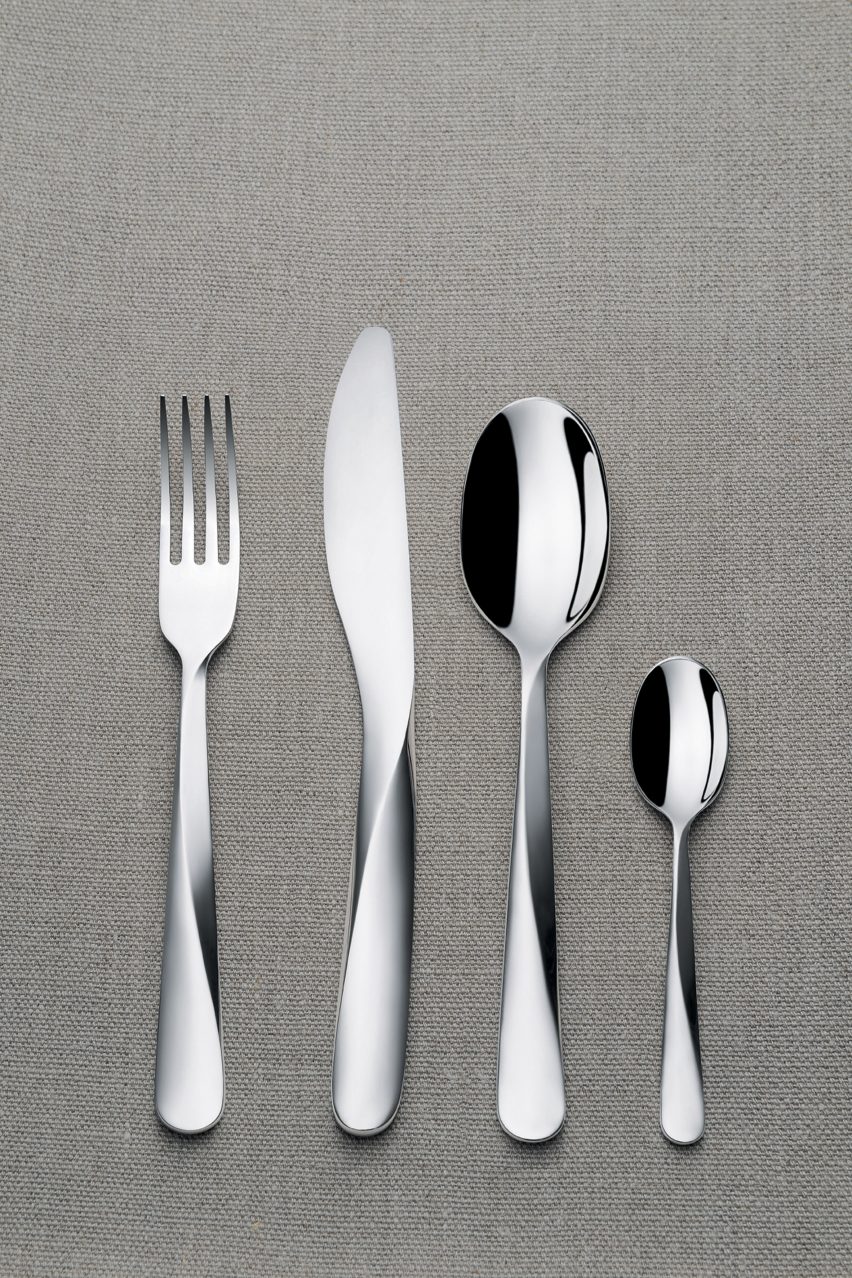 Giro cutlery by UNStudio for Alessi