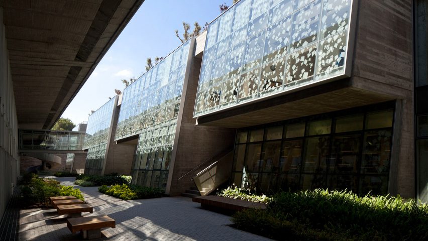 Haifa University Library by Oscar Niemeyer
