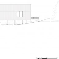 Elevation Drawing Junsei House by Suyama Peterson Deguchi