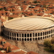 Retractable "scallop shell" roof could be built over Verona's Roman arena