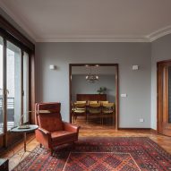 Atelier In Vitro creates retro interiors for three apartments in 1940s Porto building