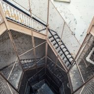Stairwell Suicide Cage Matt Van der Velde Architecture Abandoned Asylums Interior Jonglez Publishing