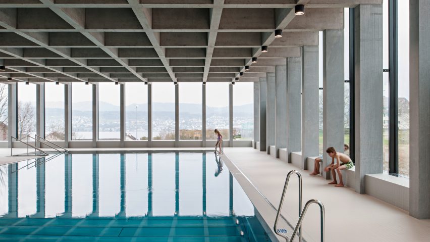 Swimming Pool Allmendli by Illiz Architektur