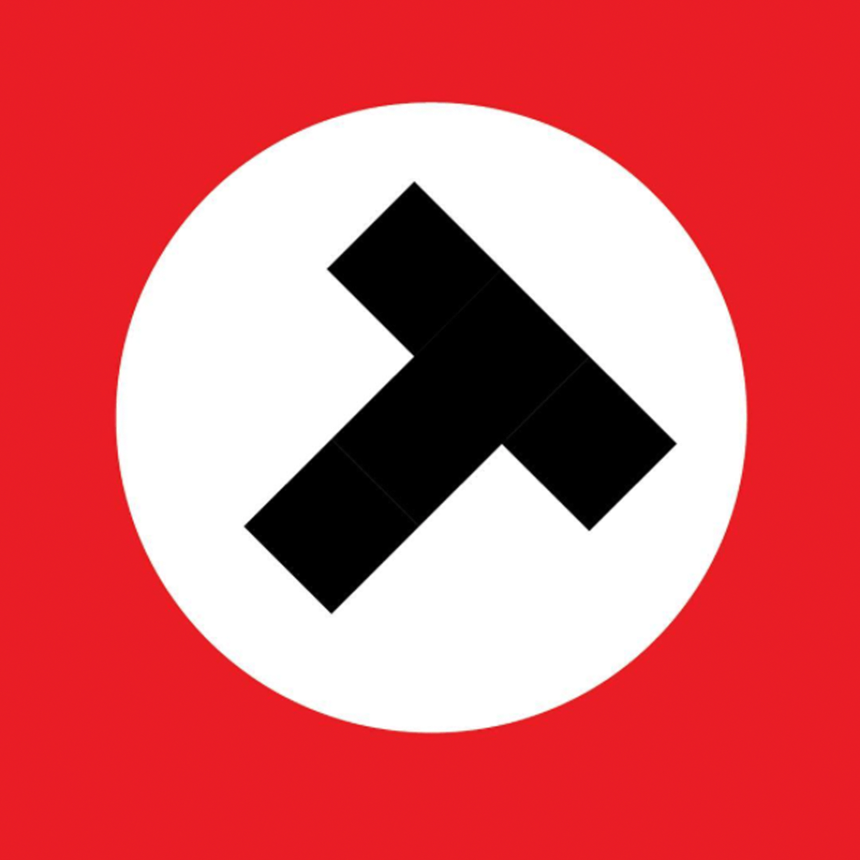 Nazi-style logo for Trump by Tucker Viemeister