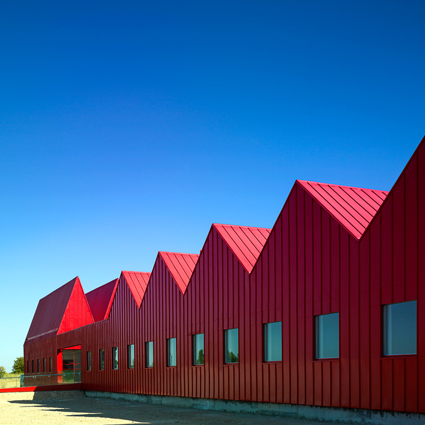 G///bang's bright red psychiatric centre in Spain