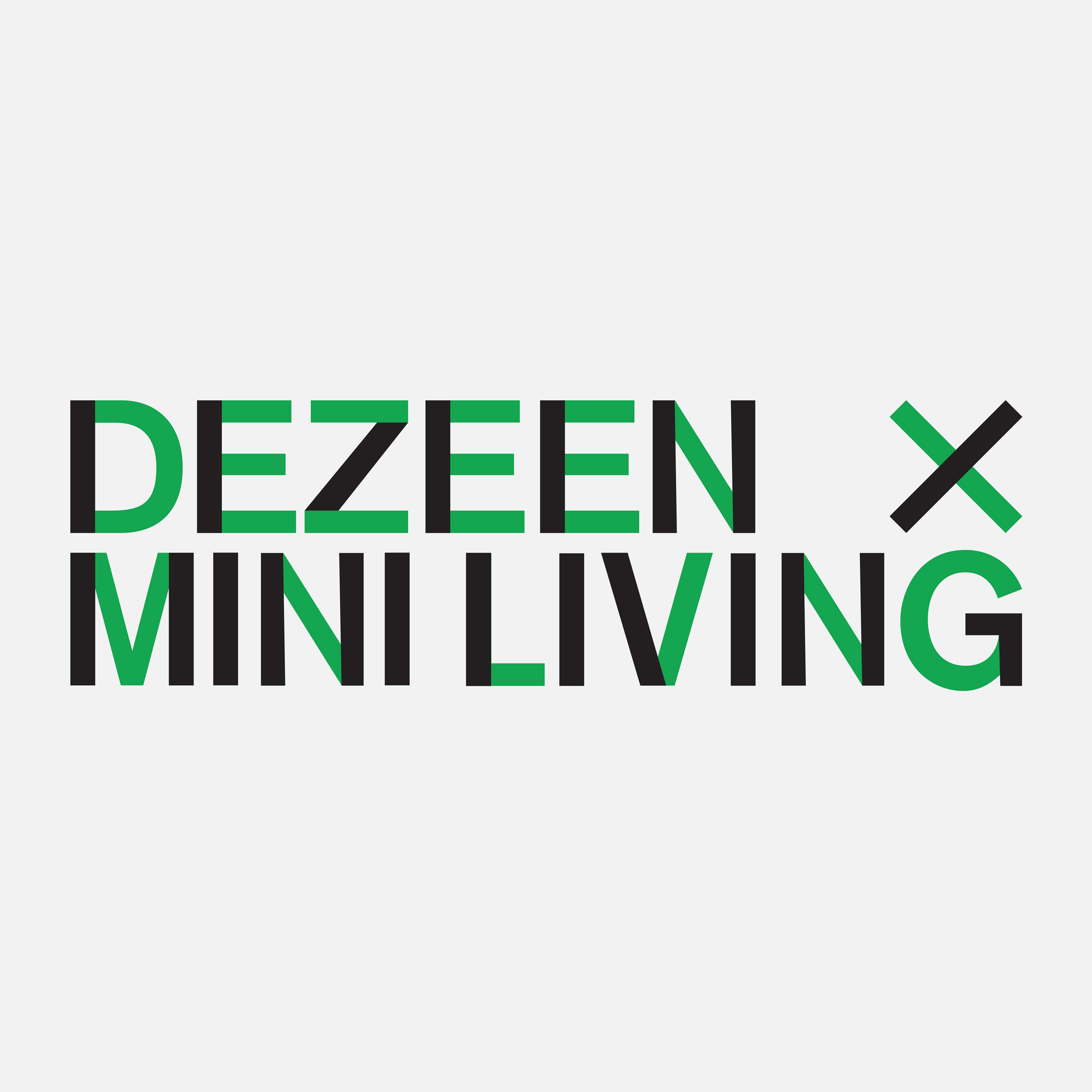 Dezeen x MINI Living Initiative logo