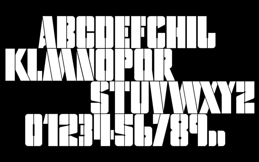 Alphabet for Pink Floyd by Pentagram