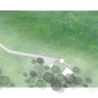 Site plan for The Box, the Gangi Residence by Bamesberger Architecture