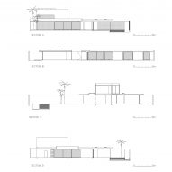 Plan of Casa Alto de Pinheiros by AMZ Arquitetos