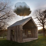 Matthew Mazzotta's Cloud House receives a rain shower when occupied