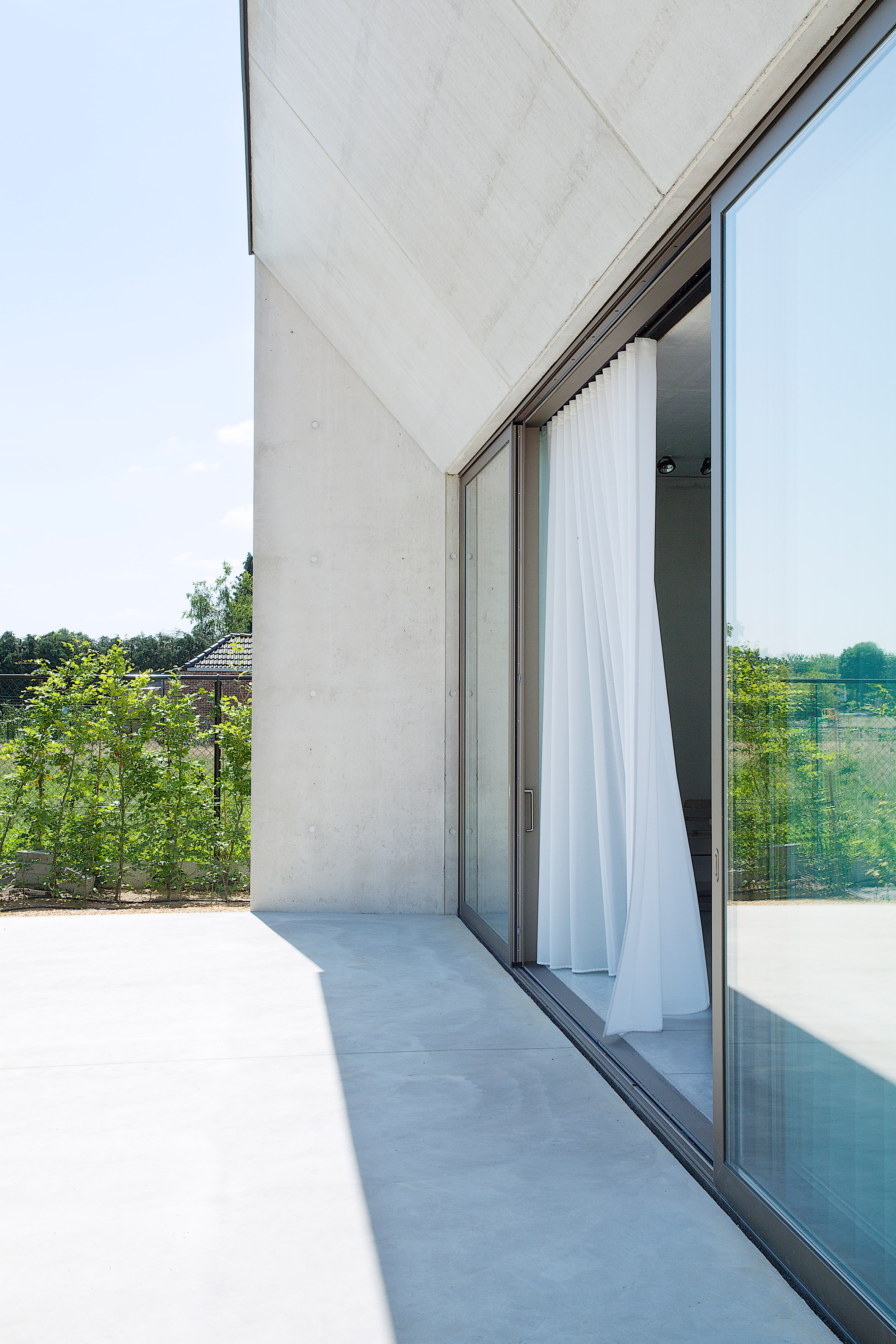 Concrete House in Belgium by Clauwers & Simon