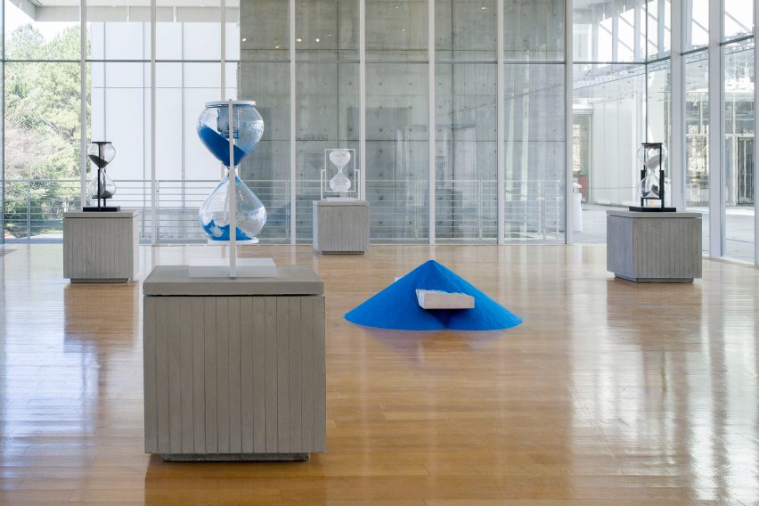 Daniel Arsham's Installation, Hourglass, at the High Museum of Art