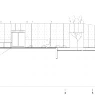 Section of GZ House by Studio Cáceres Lazo