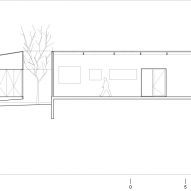 Plan of GZ House by Studio Cáceres Lazo