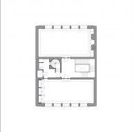 Plan of Lincoln Park Townhouse by HBRA