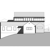 Elevation of A-to-Z House by SAW