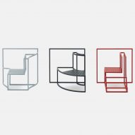 Andrea Ponti models chair series on Hong Kong's urban architecture