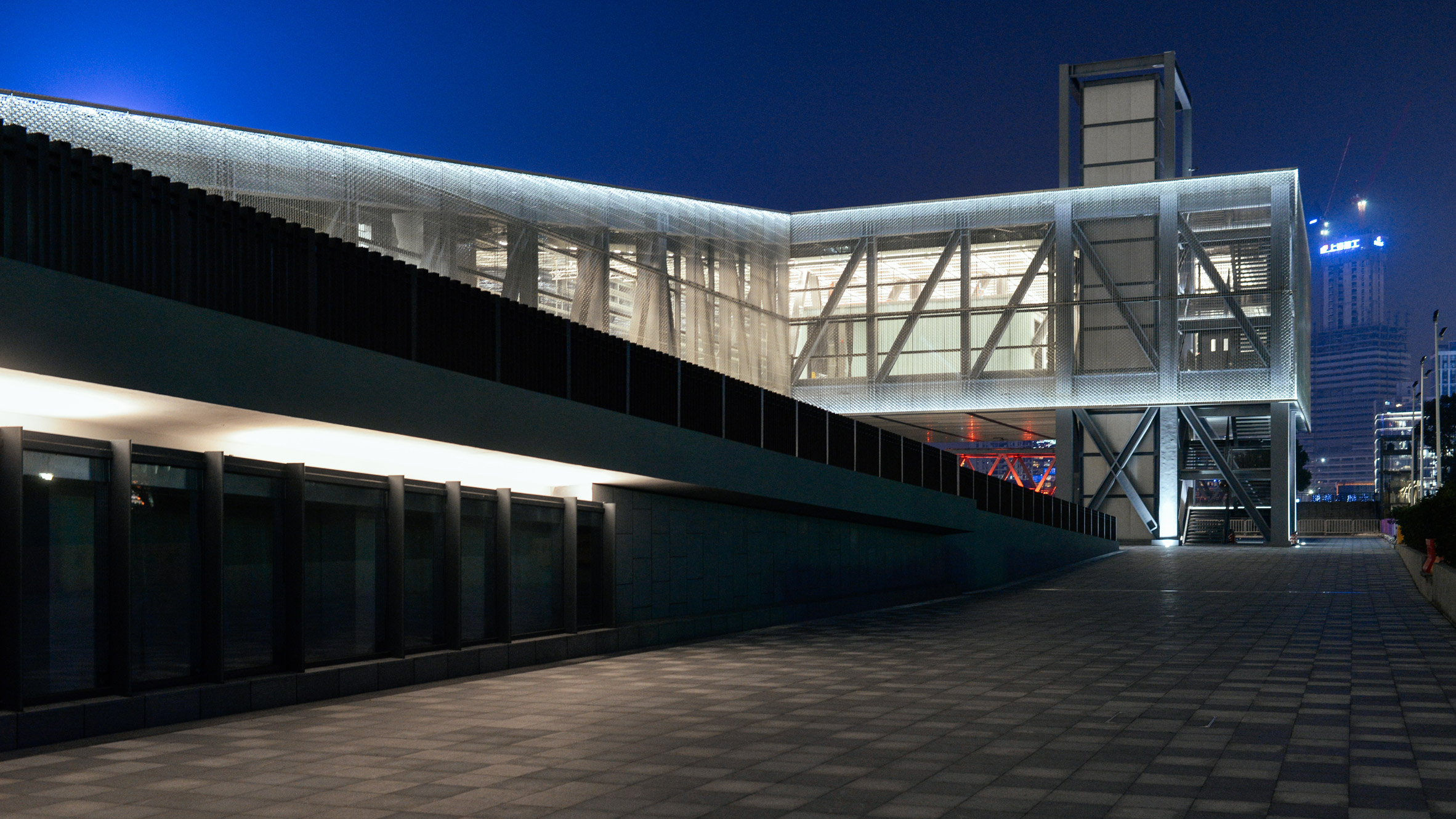 Shanghai Lujiazui Harbour City Exhibition Centre by OMA