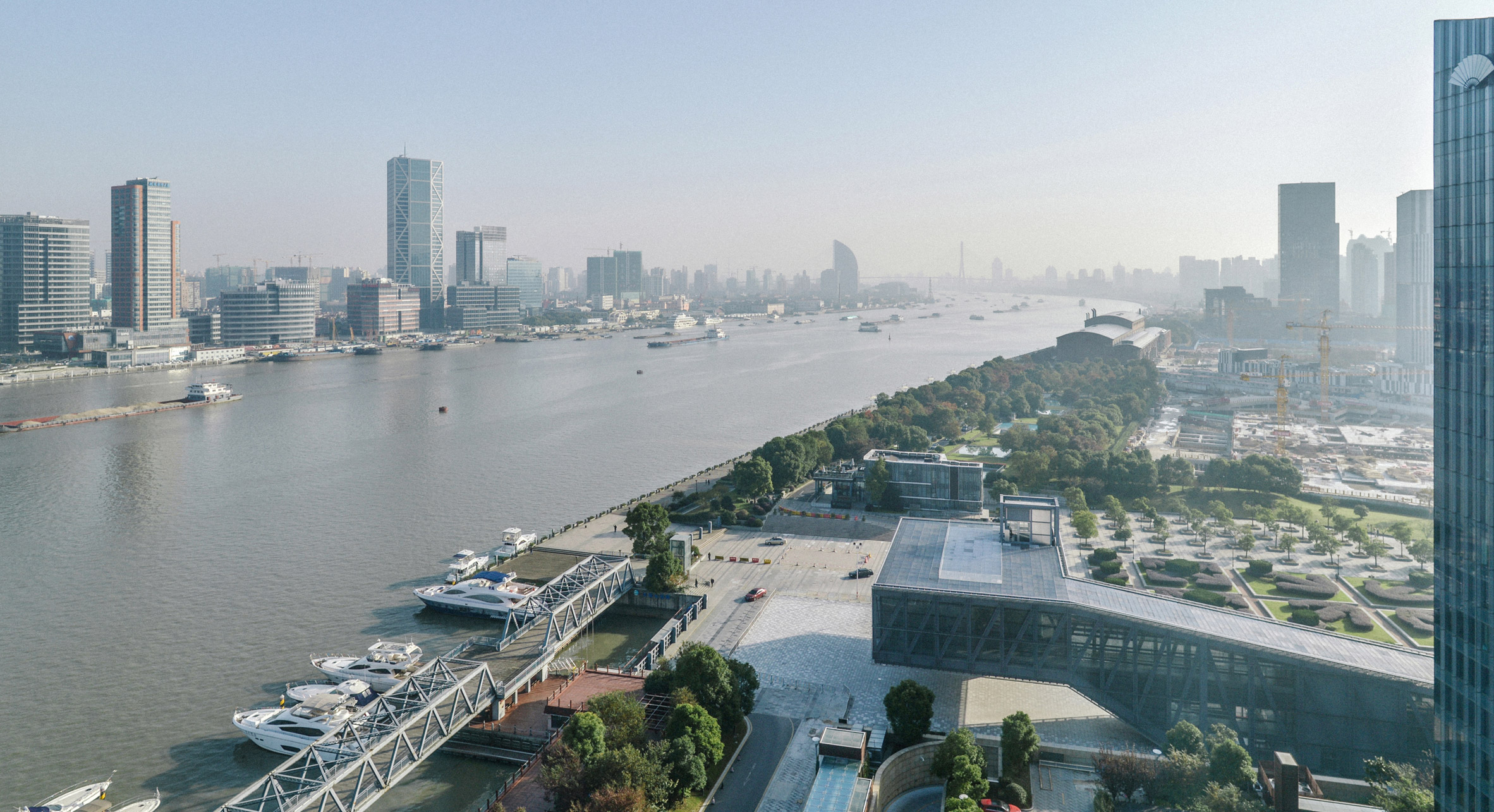 Shanghai Lujiazui Harbour City Exhibition Centre by OMA