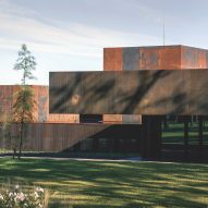 RCR Arquitectes forms Soulages Museum from linked weathering-steel boxes