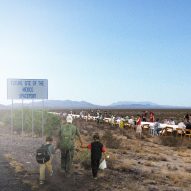 No-To-Scale imagines Trump's wall as a 1,954-mile-long dinner table
