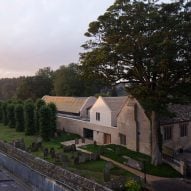 Medieval church hall renovation features light-filled extension and glazed walkway