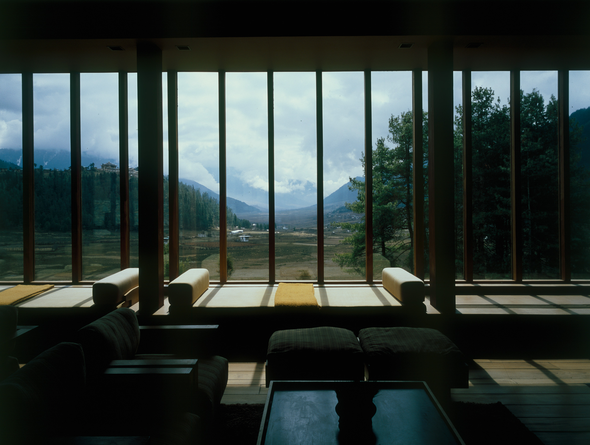 Amankora resort in Gangtey, Bhutan, by Kerry Hill Architects