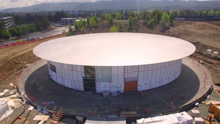 Apple Park drone footage by Matthew Roberts