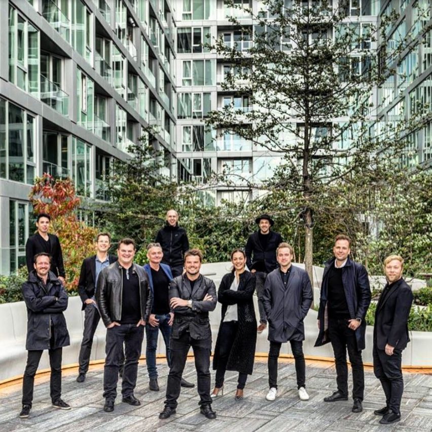 Instagram post by BIG founder Bjarke Ingels of the firm's partners