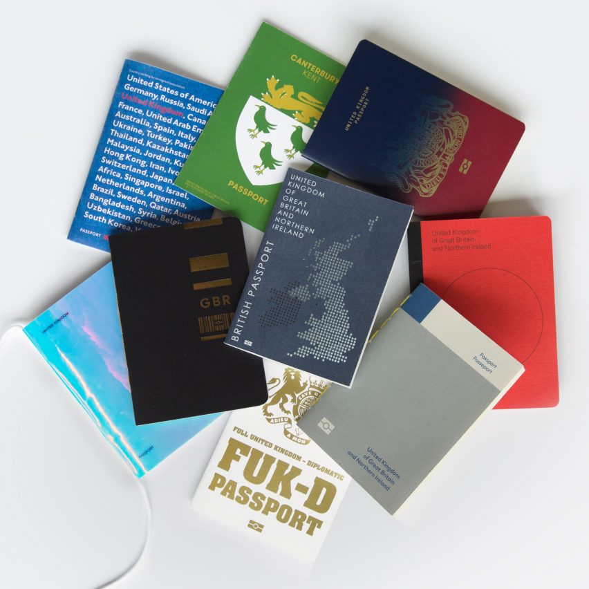 Brexit passport design competition shortlist