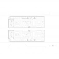 Plan of Double Duplex by Batay-Csorba Architects