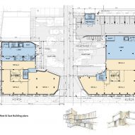 Plan for One North offices by Holst Architecture