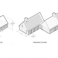 Diagram of Marlboro Music Cottages by HGA