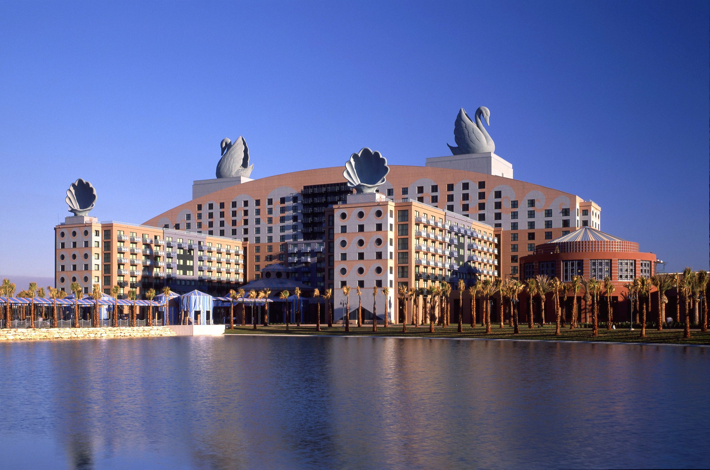 Postmodern architecture: Walt Disney World Dolphin and Swan Hotels by  Michael Graves