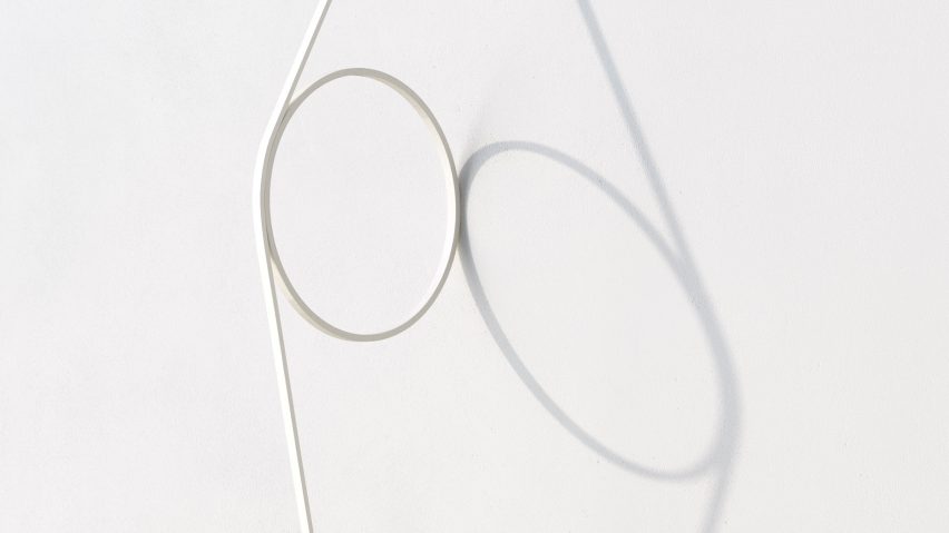Formafantasma's Wire Ring lamp for Flos at Milan design week 2017