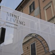 MINI Living Breathe installation at Milan design week