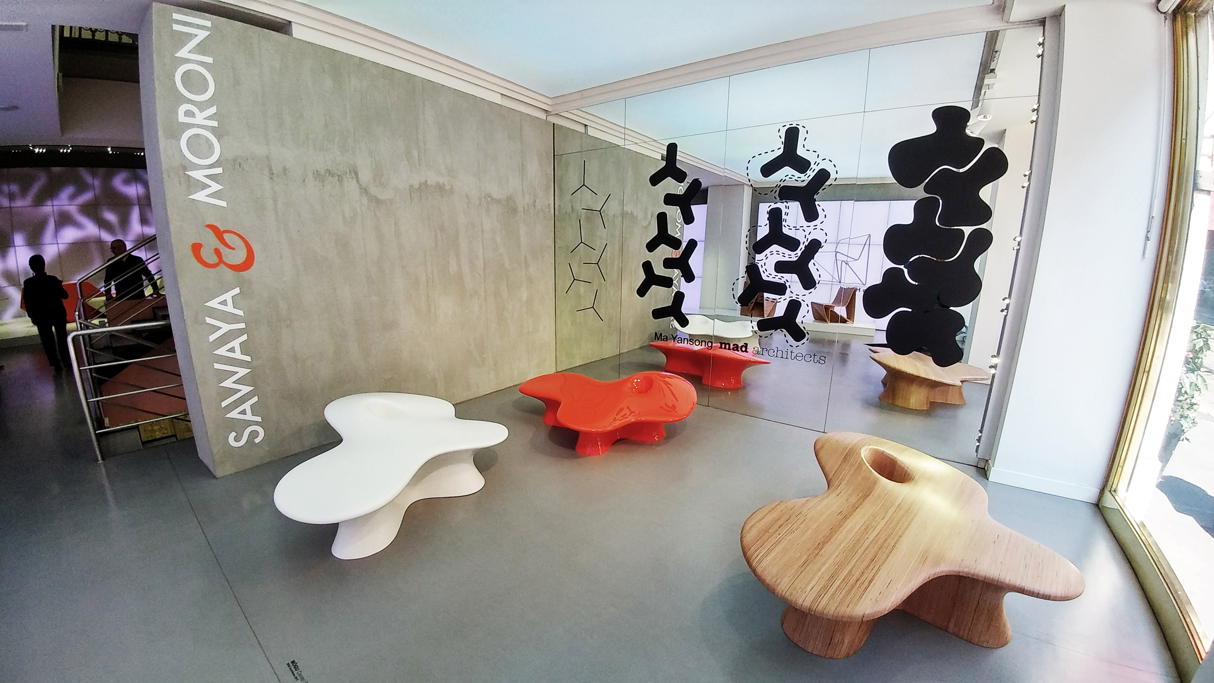 Mogu chair by Ma Yansong at Milan design week