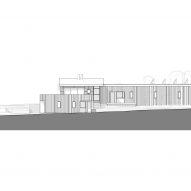 Elevation of Gambel Oaks Ranch by CCY Architects