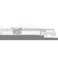 Elevation of Gambel Oaks Ranch by CCY Architects