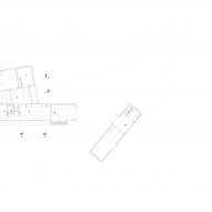 Plan for Putney Mountain House by Kyu Sung Woo Architecture