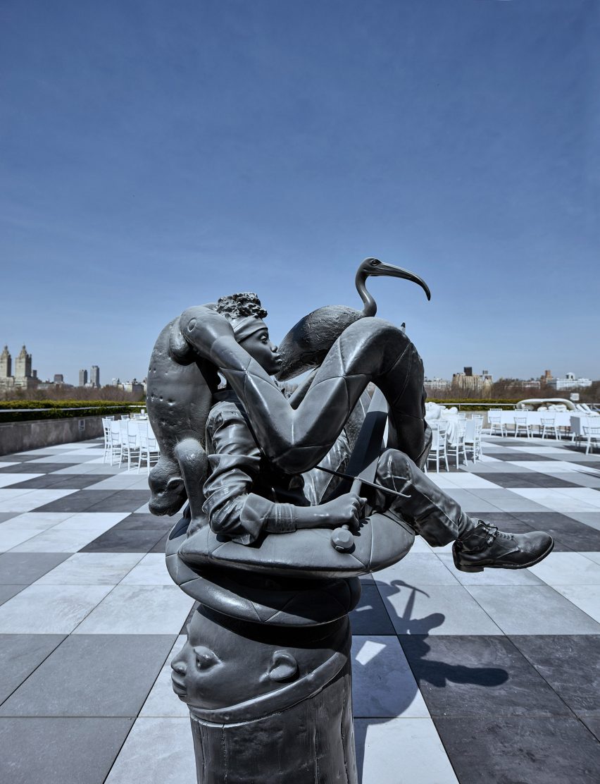 Theater of Disappearance Installation on roof of the Met in New York by Adrian Villar Rojas