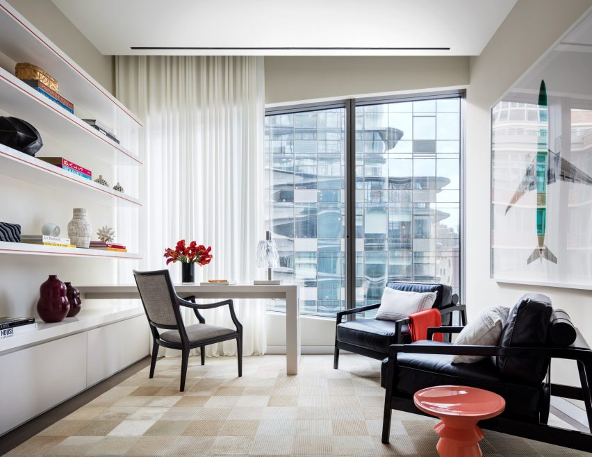 Interior of Zaha Hadid's 520 West 29th Street Apartments