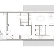 Basement floor plan of 1st Avenue Residence by Architecture Microclimat
