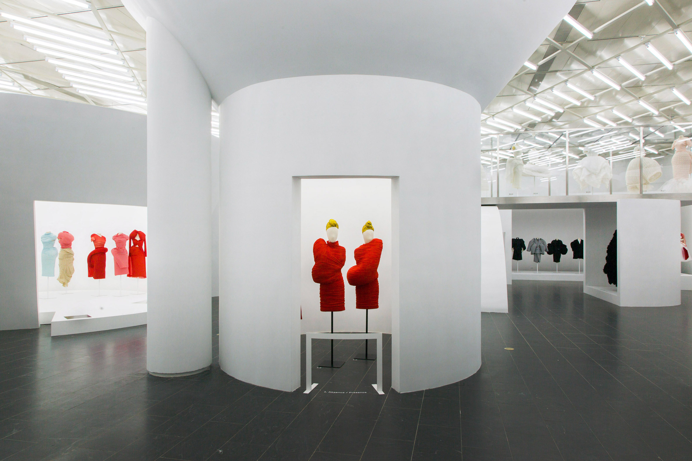 Comme des Garçons fashion exhibition at The Met in New York; Gallery View, Absence/Presence