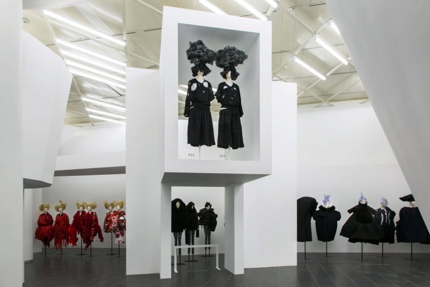 Comme des Garçons fashion exhibition at The Met in New York; Gallery View, Clothes/Not Clothes