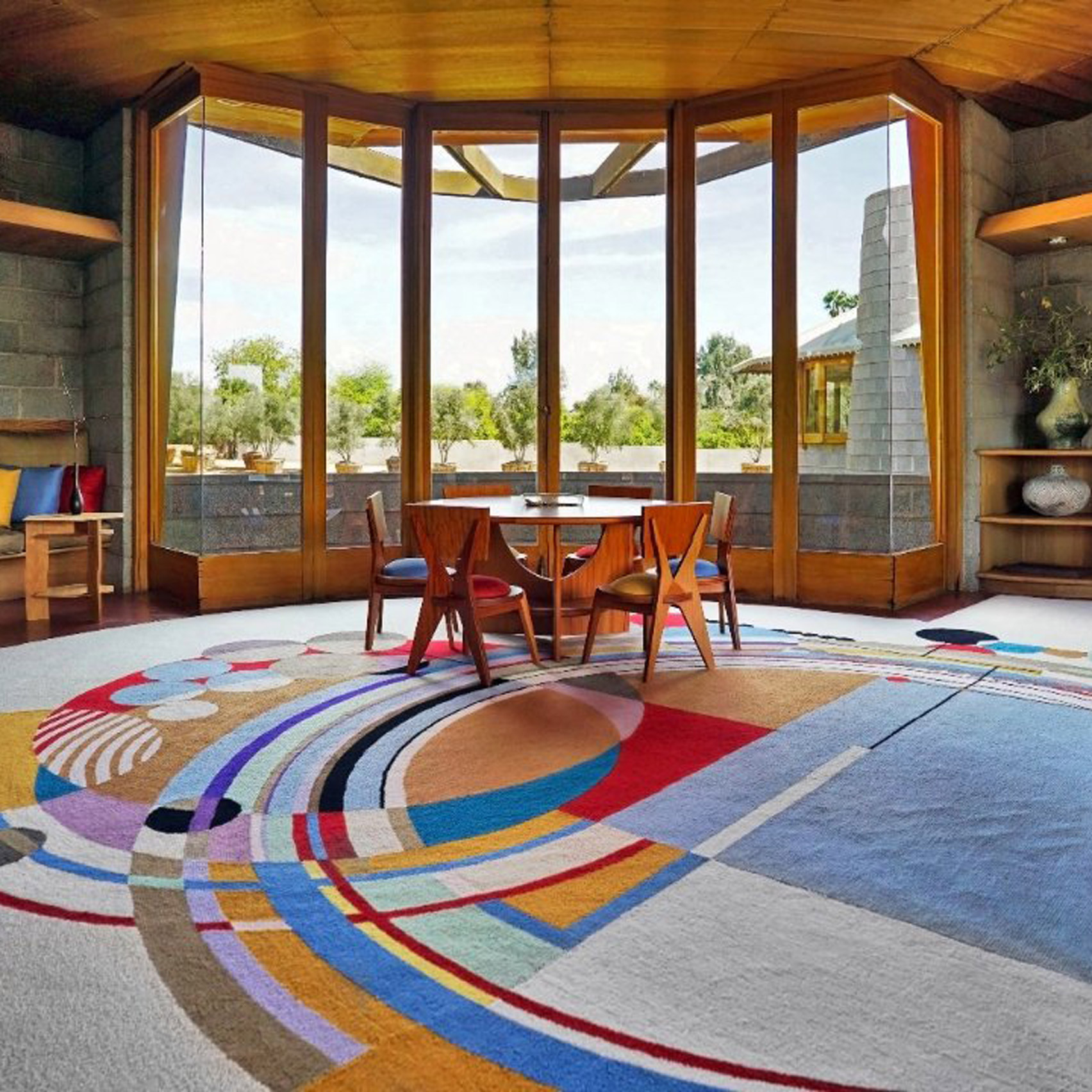 10 Events Celebrating 150th Anniversary, Frank Lloyd Wright Rugs Carpets
