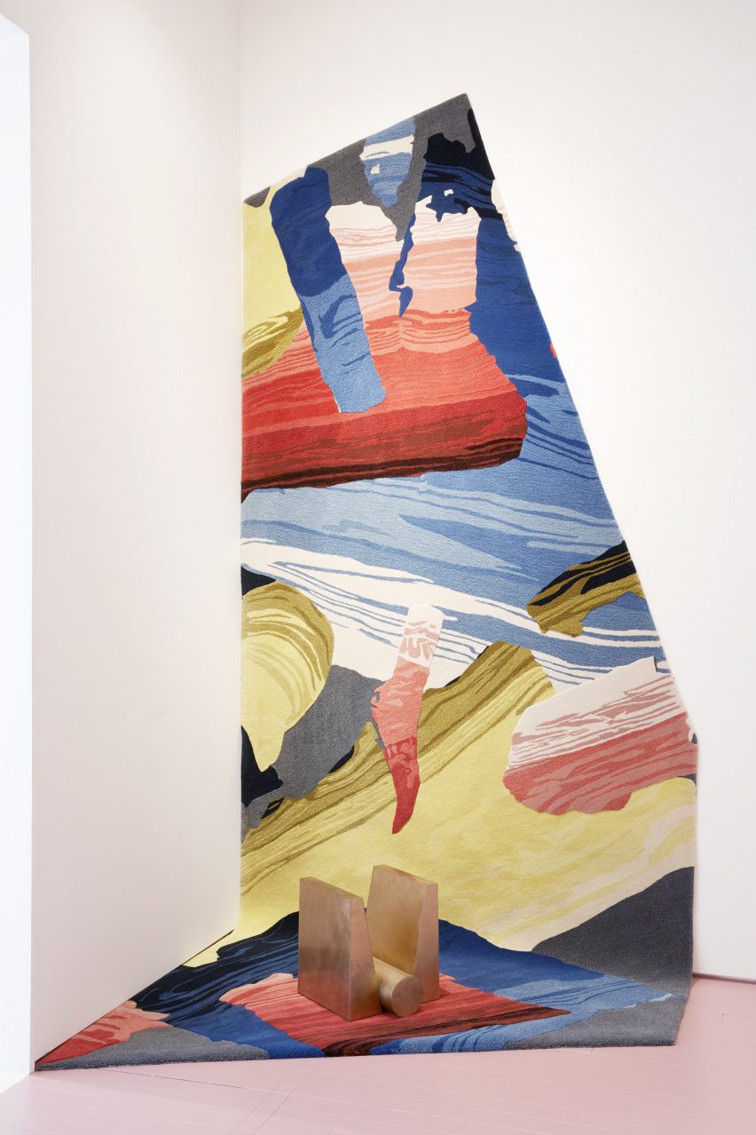 Kinder Modern's rug at Egg Collective's Designing Women Exhibition